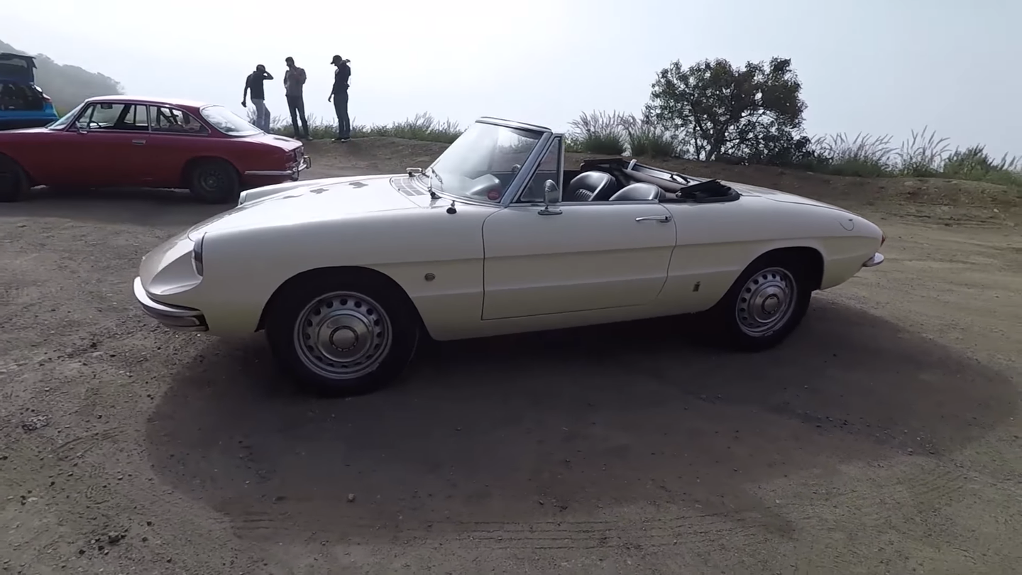 Matt Farah Drives Petrolicious’s 1967 Alfa Romeo Duetto