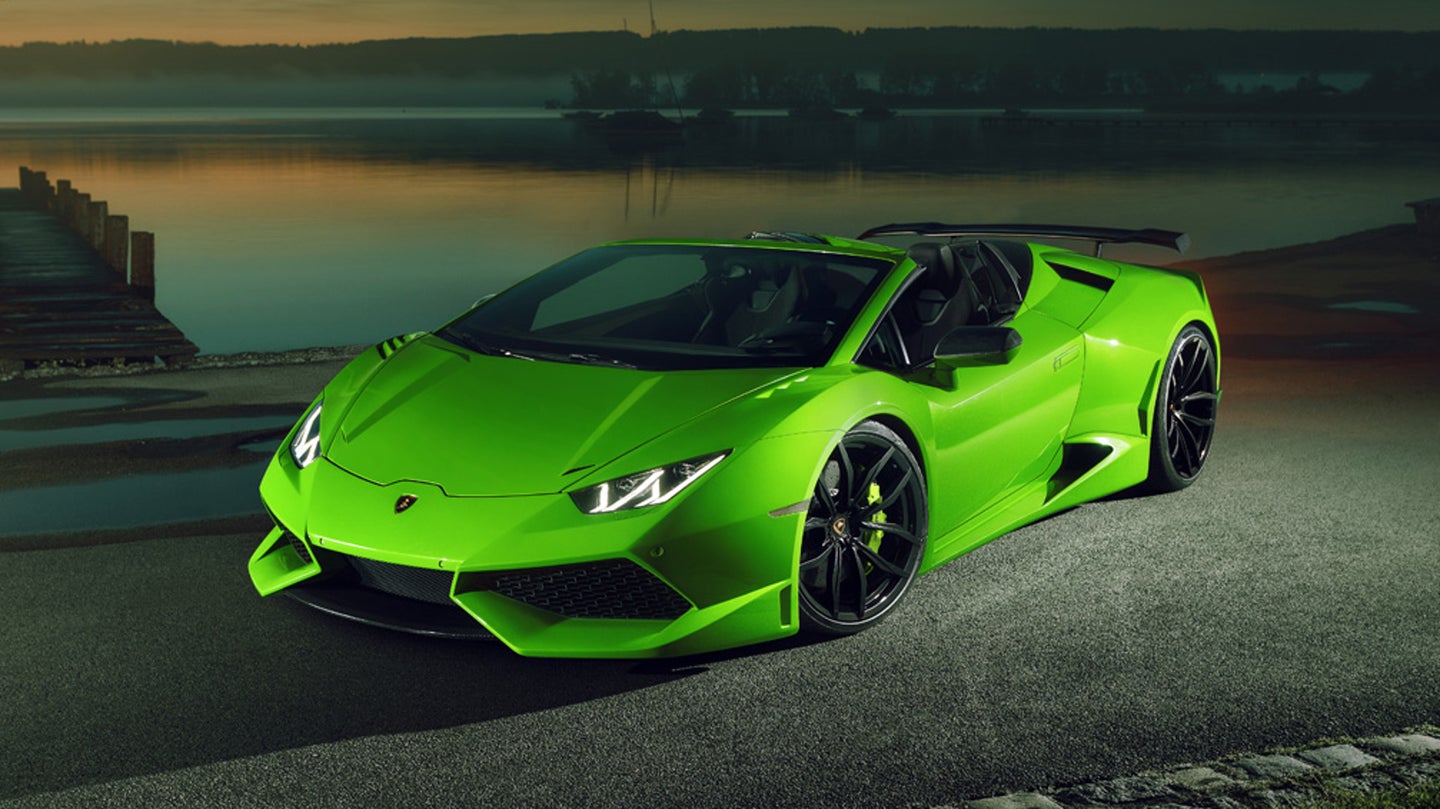Stolen Rental Lamborghini Huracan Spyder Found in Shipping Container