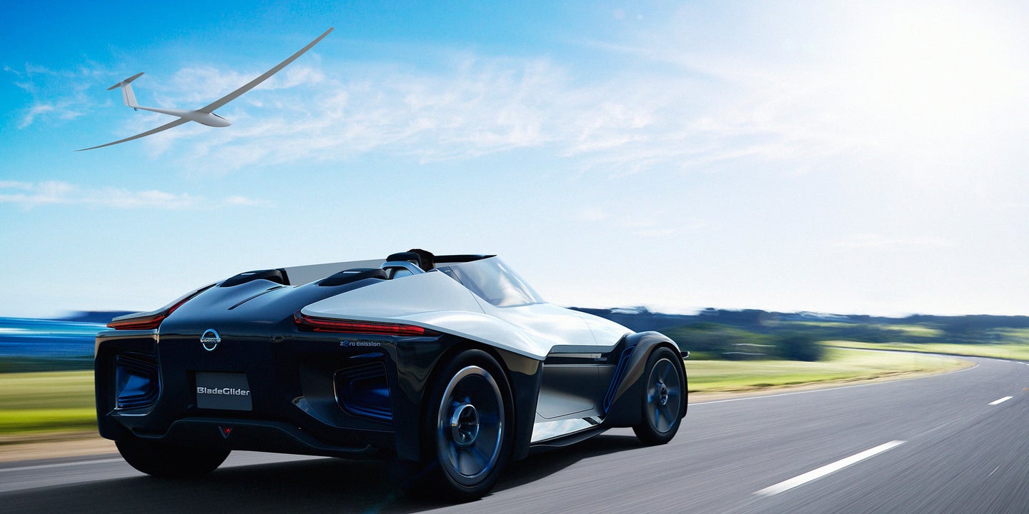 Nissan Brings its Electric ‘BladeGlider’ Sports Car to Goodwood