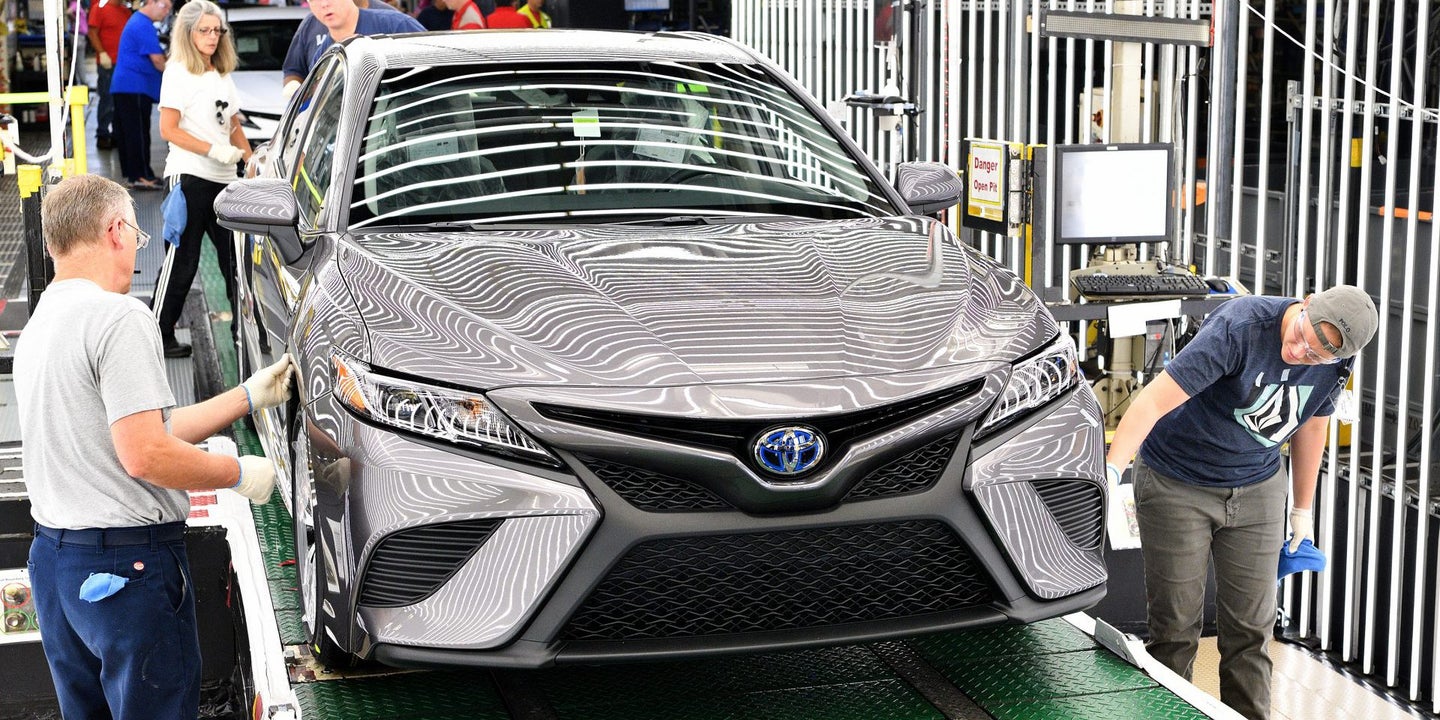 Toyota to Throttle Back Camry Production at Kentucky Plant Amid Poor Sales