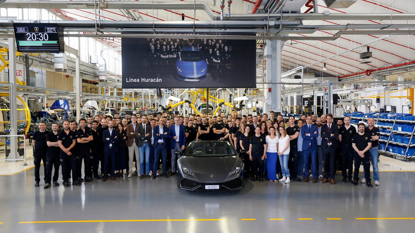 Lamborghini Has Produced Over 8,000 Huracans in 3 Years