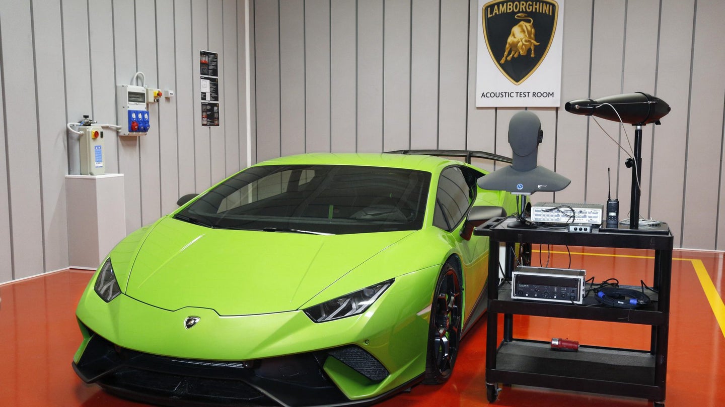 Lamborghini Opens Acoustic Test Room to Make Its Supercars Sound Even Sexier