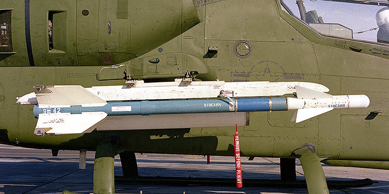 The AGM-122 “Sidearm” Came To Be From A Novel Missile Recycling Scheme