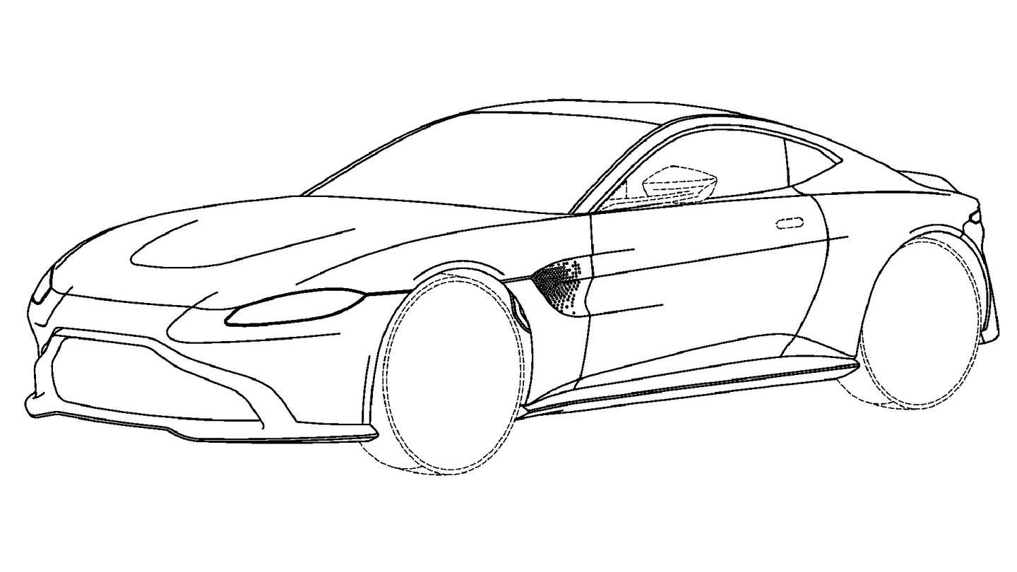 Do These Patent Drawings Show the New Aston Martin Vantage?