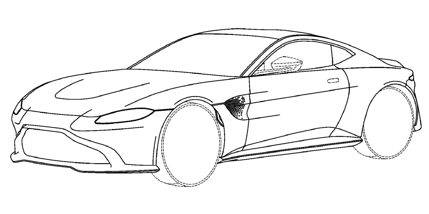 Do These Patent Drawings Show the New Aston Martin Vantage?