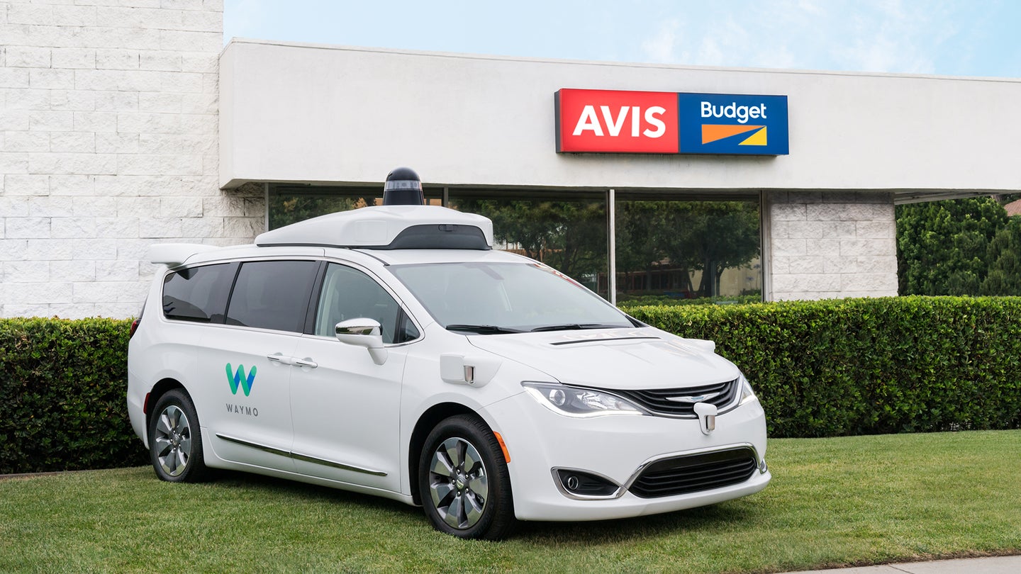 Google, Avis Sign Deal to Maintain Waymo&#8217;s Self-Driving Cars