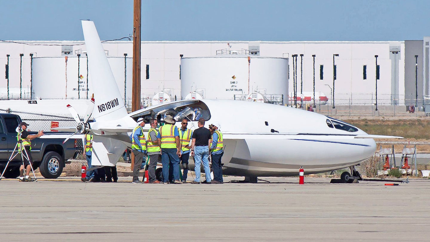 Unmasking The Bullet-Shaped Mystery Aircraft After It Reemerges At Victorville