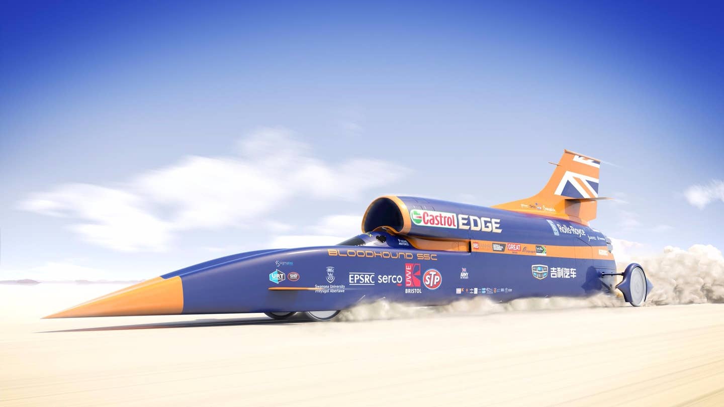 1,000 MPH Bloodhound SSC Will Begin Testing In October