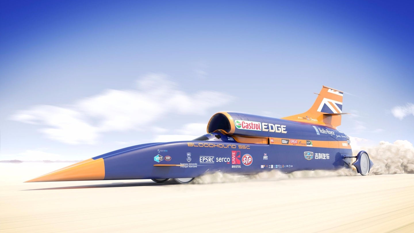 1,000 MPH Bloodhound SSC Will Begin Testing In October