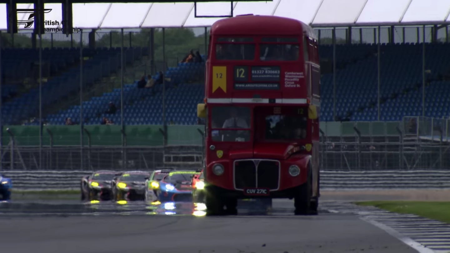 Watch Spectators Get Close to the Action at British GT Silverstone Safari on a Double-Decker Bus