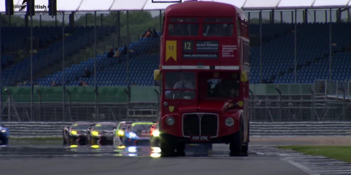 Watch Spectators Get Close to the Action at British GT Silverstone Safari on a Double-Decker Bus