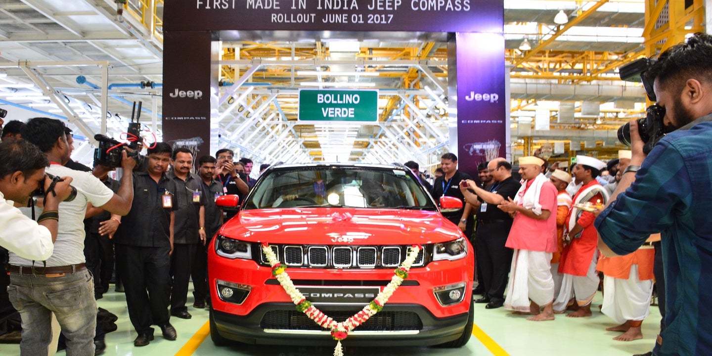 First Jeep Compass Built in India Rolls Off Assembly Line