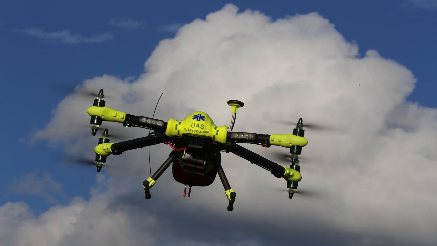 Sweden’s Defibrillator-Carrying Drones Could Save Lives, Study Says