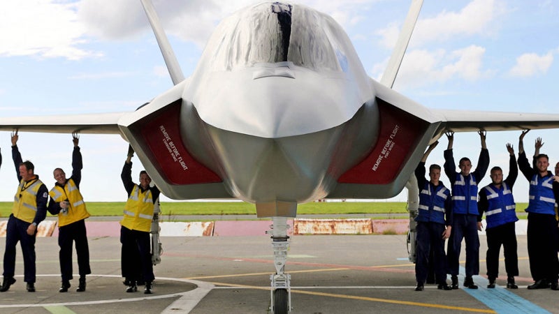 Deck Crews for Royal Navy&#8217;s New Carrier Train With These &#8220;Faux&#8221; F-35s
