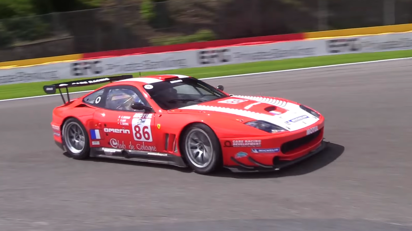 Enjoy the Sights and V12 Sounds of a ProDrive Ferrari 550 Maranello GTS at Spa