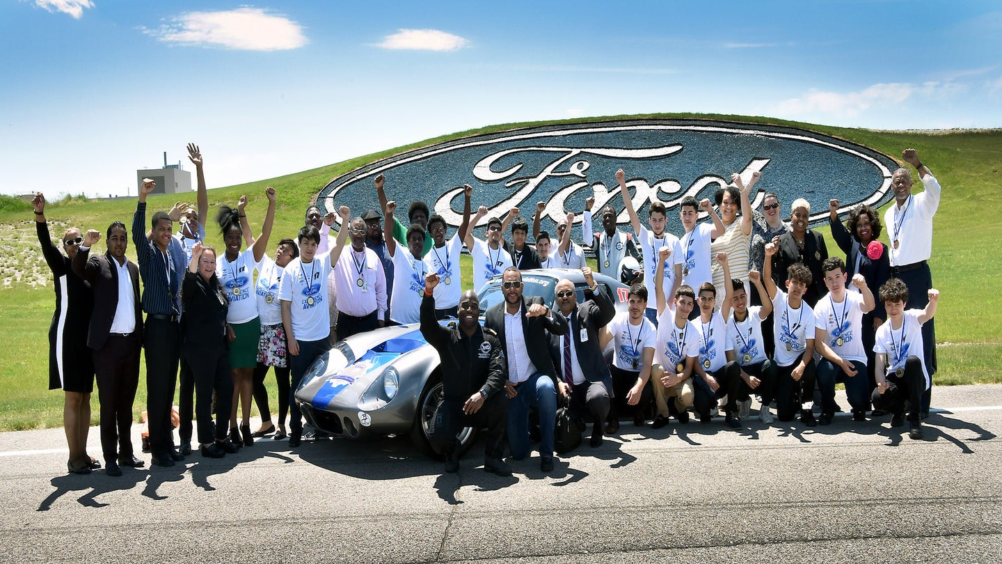Ford Helps Detroit High School Students Build a Shelby Daytona Coupe