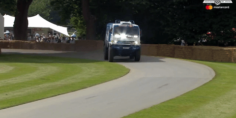 Watch This 1,000-HP Red Bull Rally Truck Blast Up the Goodwood Hillclimb