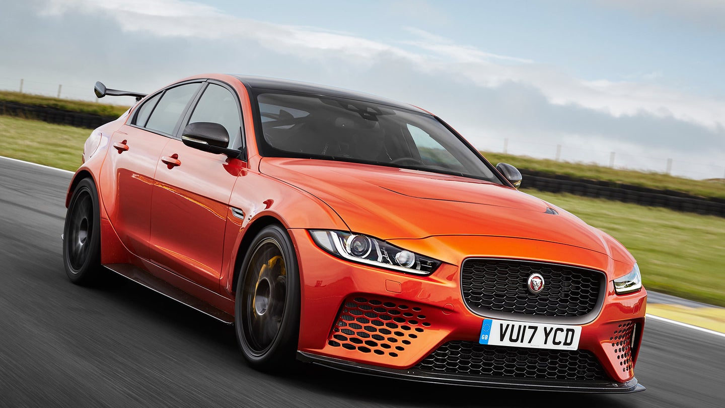 Watch the 592-HP Jaguar XE SV Project 8 Whip Around the Nurburgring