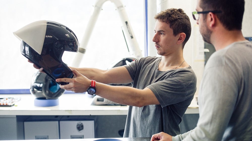 Watch the Development of a Motorcycle Racing Helmet From the Lab to the Track