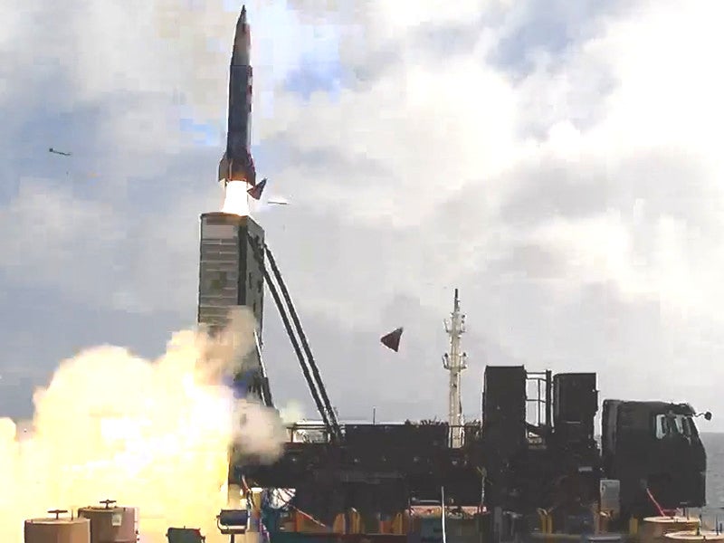 Israel Just Launched A Containerized Ballistic Missile From The Deck Of A Ship