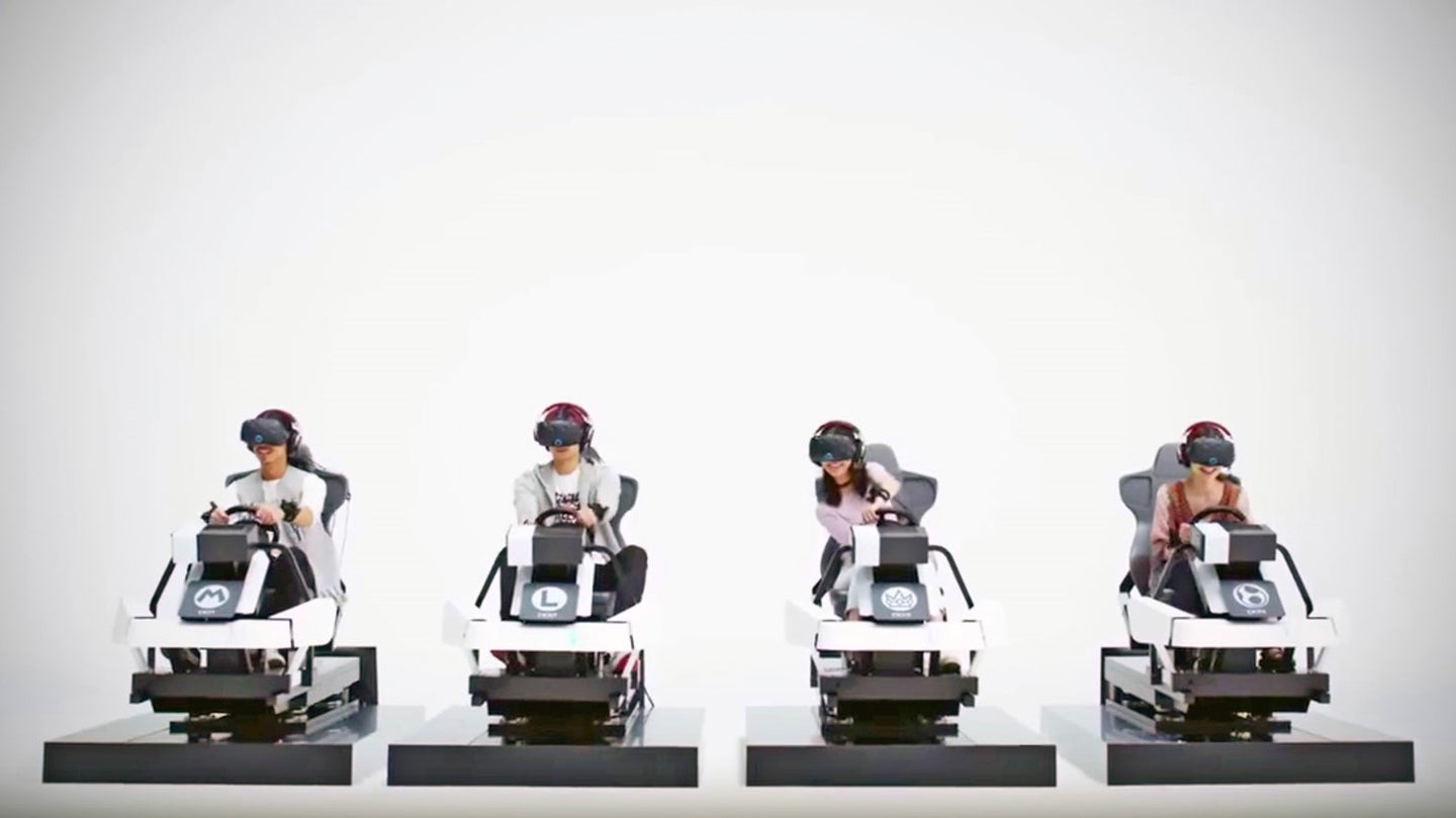 Virtual-Reality <em>Mario Kart</em> Is Coming to a Japanese Arcade
