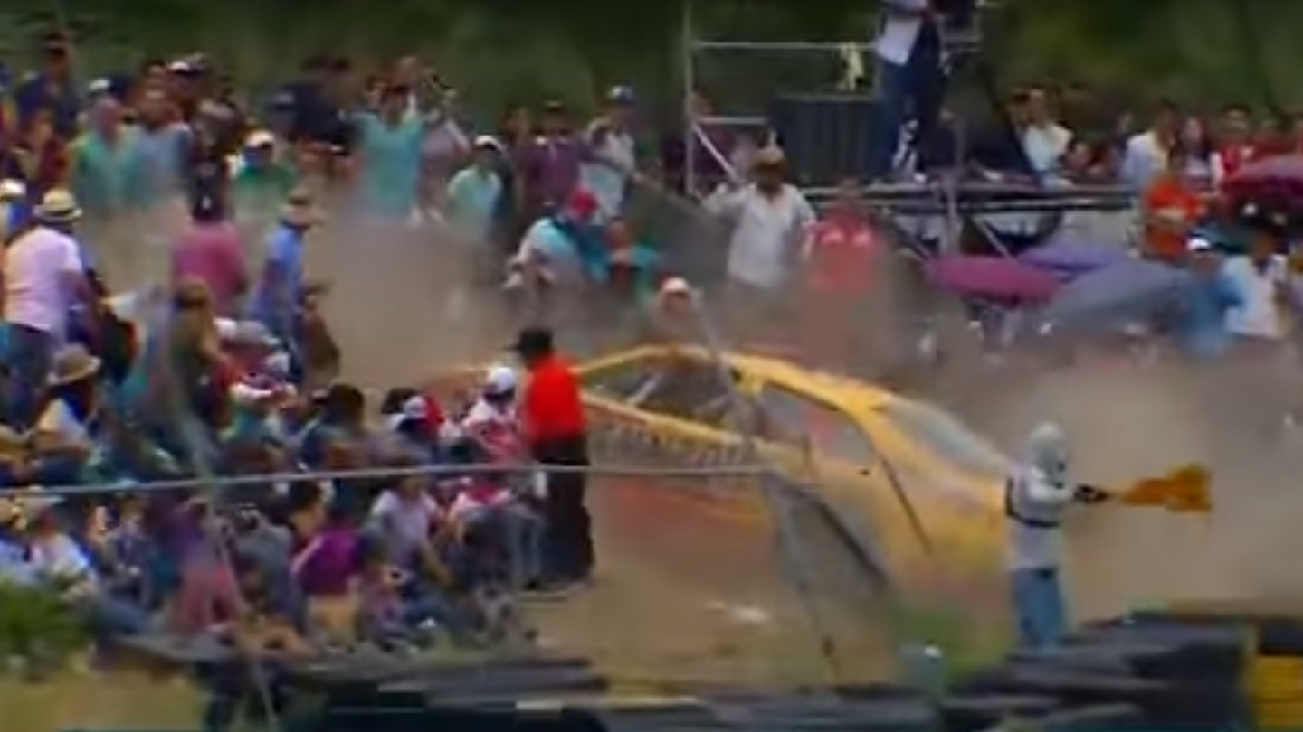 Four Spectators Hurt When Car Flies Off Track at NASCAR Mexico Race