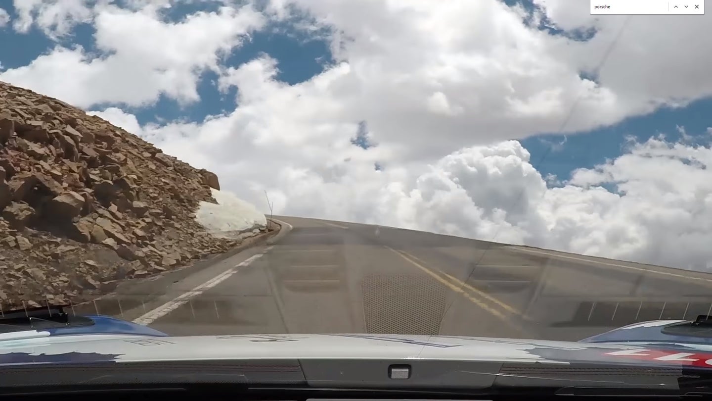 Watch David Donohue’s Porsche 911 Turbo Attack The Pikes Peak Hillclimb From Inside The Car