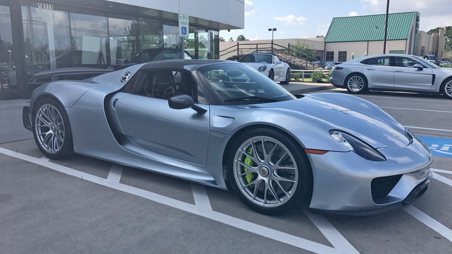 Want to Buy a 10K-Mile Porsche 918 Spyder for $1.4 Million?