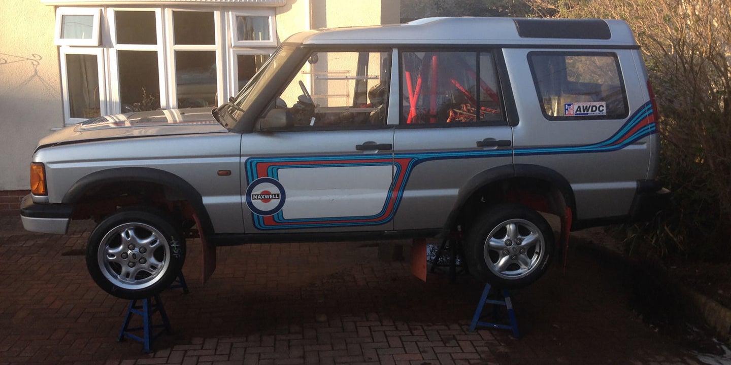This BMW M3-Powered Land Rover Discovery Rally Car Could Be Yours