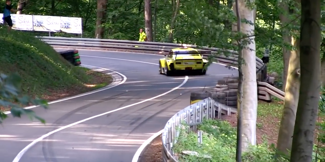 Watch This Chevy LT5-Powered Opel Kadett Fly Up a Hill
