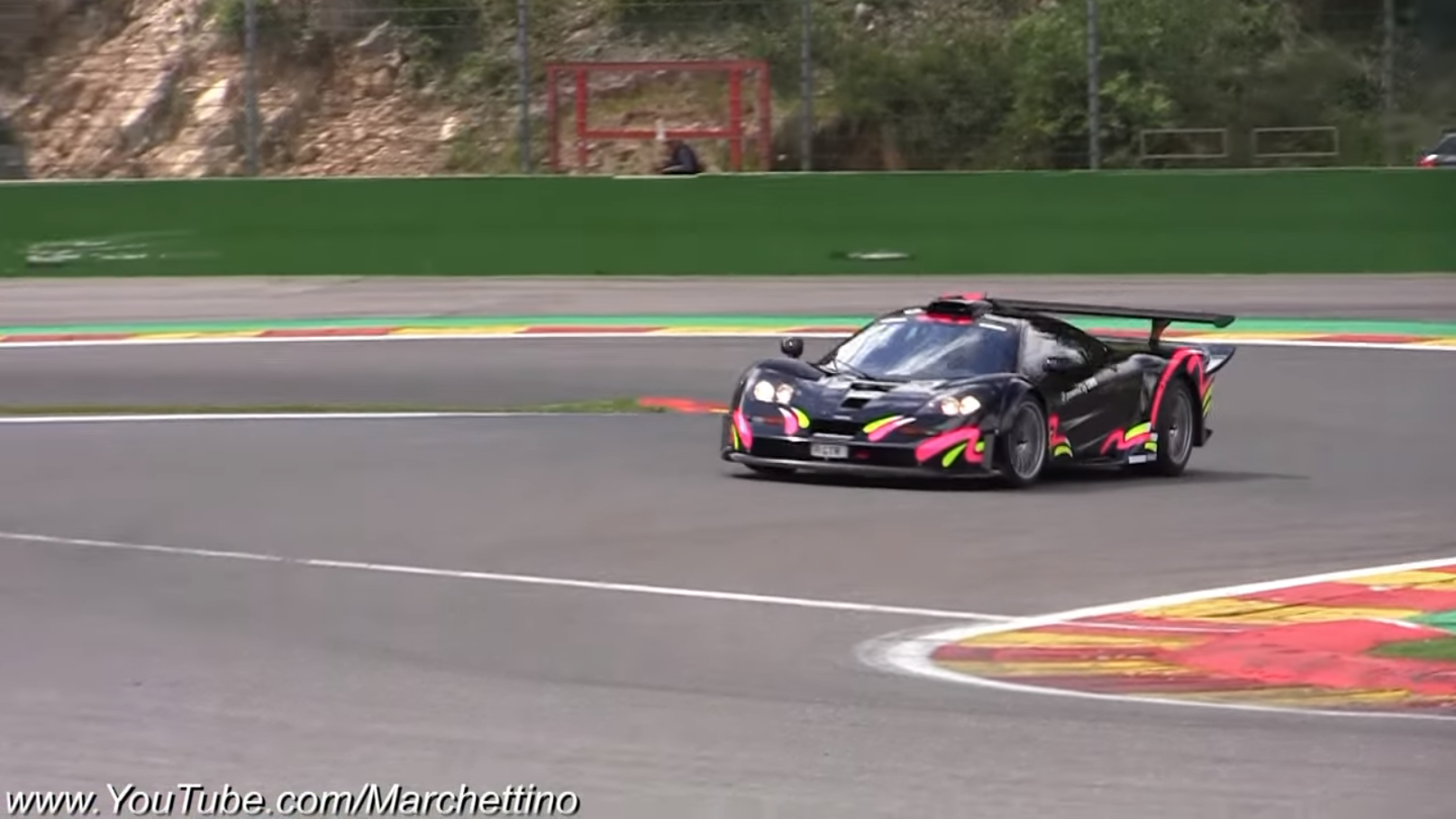 Watch the McLaren F1 Longtail Dance Around Spa