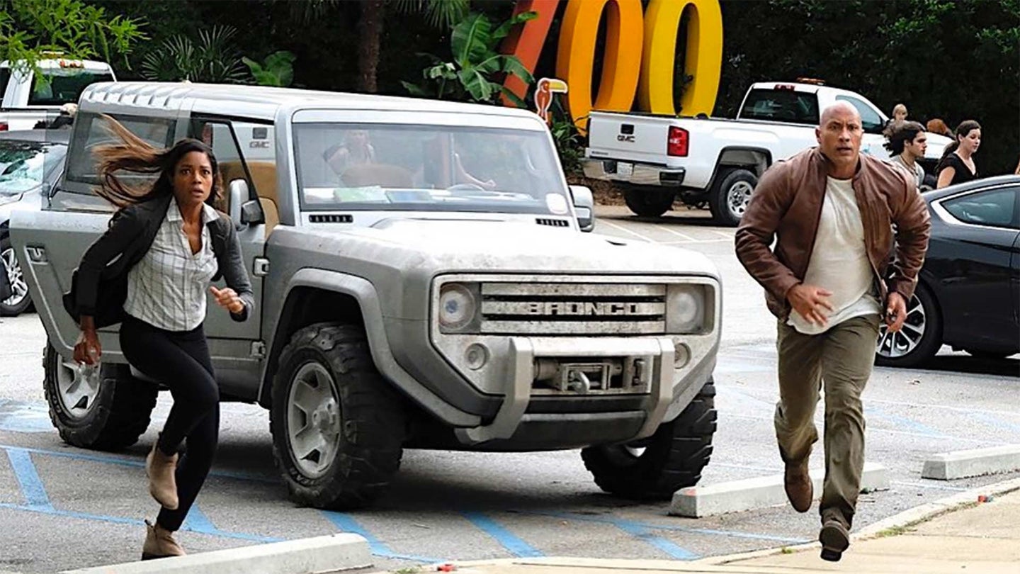 Dwayne ‘The Rock’ Johnson Shows Off 2004 Ford Bronco Concept in Movie Teaser