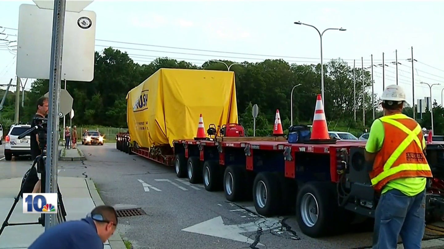 100-Wheeled Truck Is On The Move Again In Rhode Island