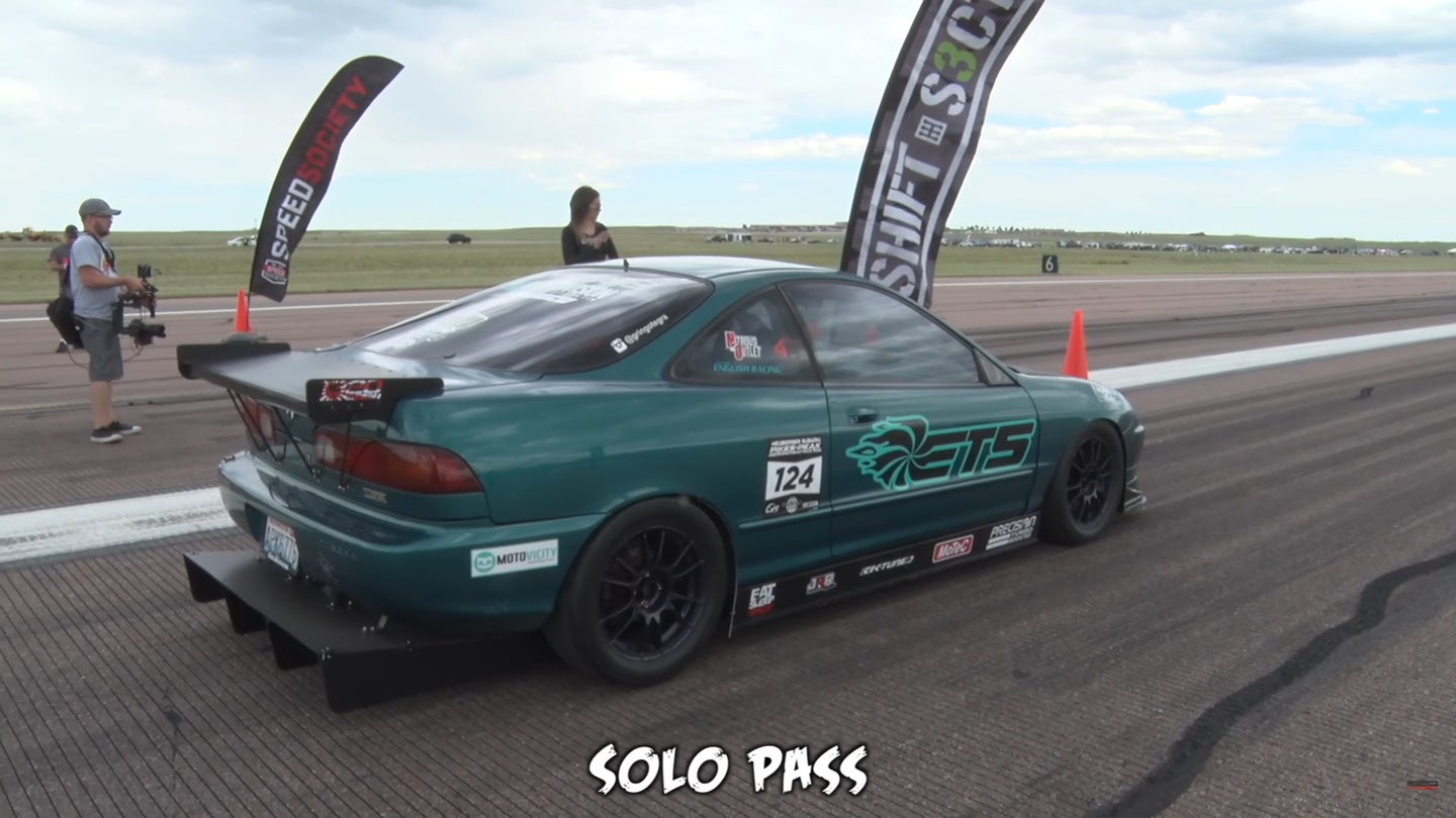 Watch this Acura Integra Hit a 200 MPH World Record
