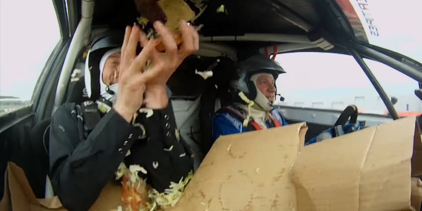 Making Lunch in A Rally Car Is As Easy As You Think