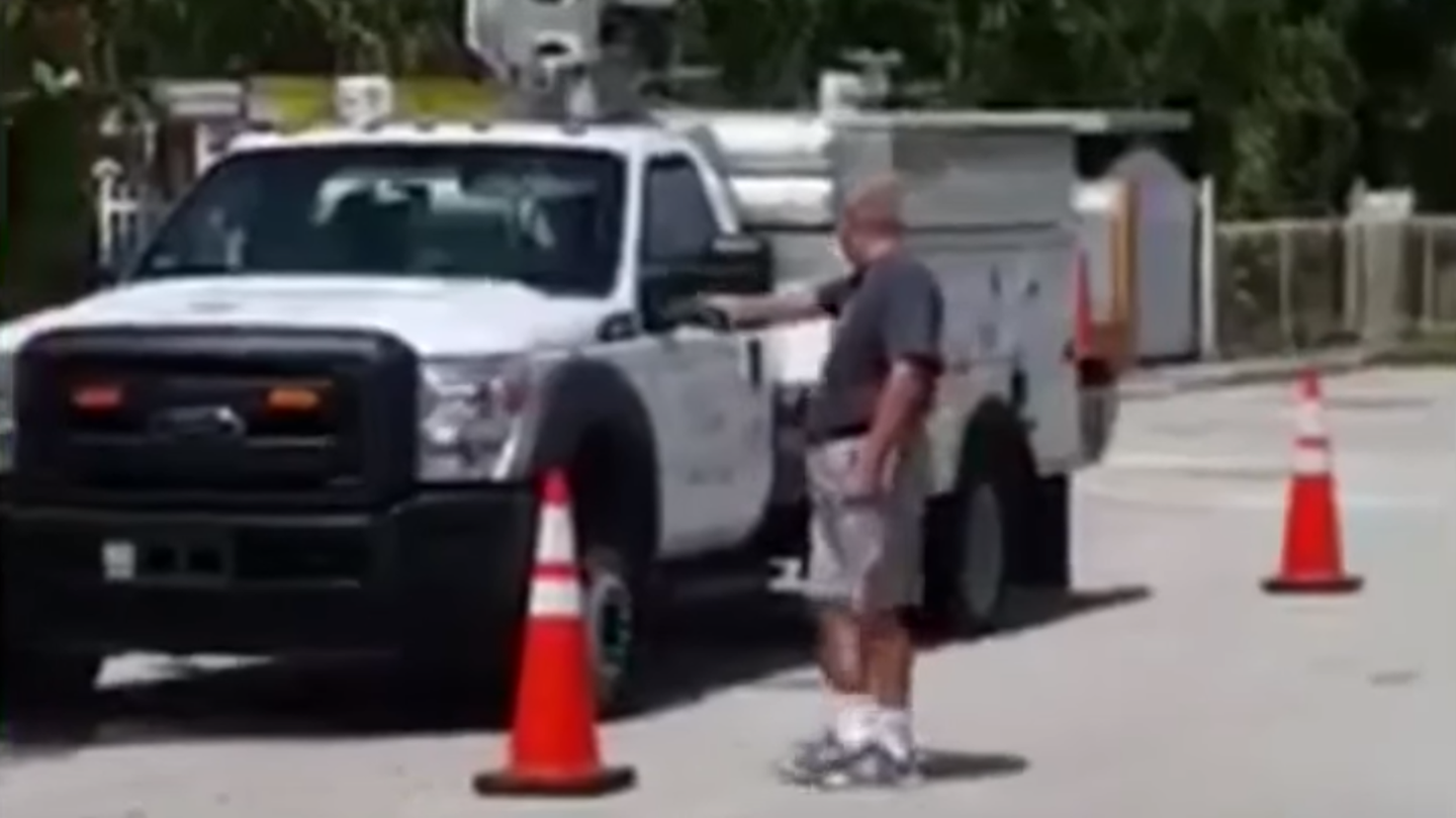 Video Captures Florida Man Shooting AT&#038;T Trucks Parked Outside His Home [UPDATE]