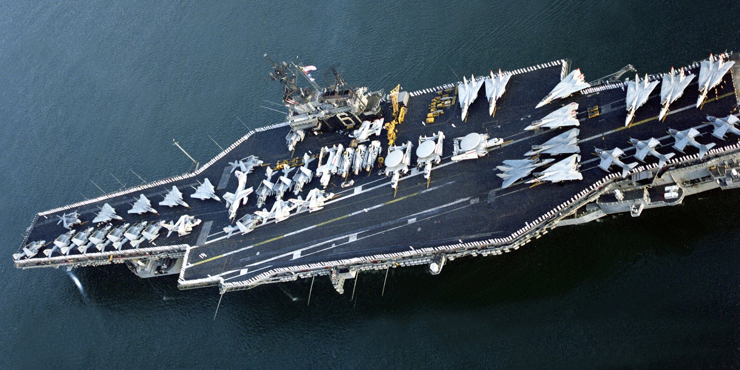 The USS Ranger Sailed With A Unique &#8220;Grumman Air Wing&#8221; In The Mid 1980s