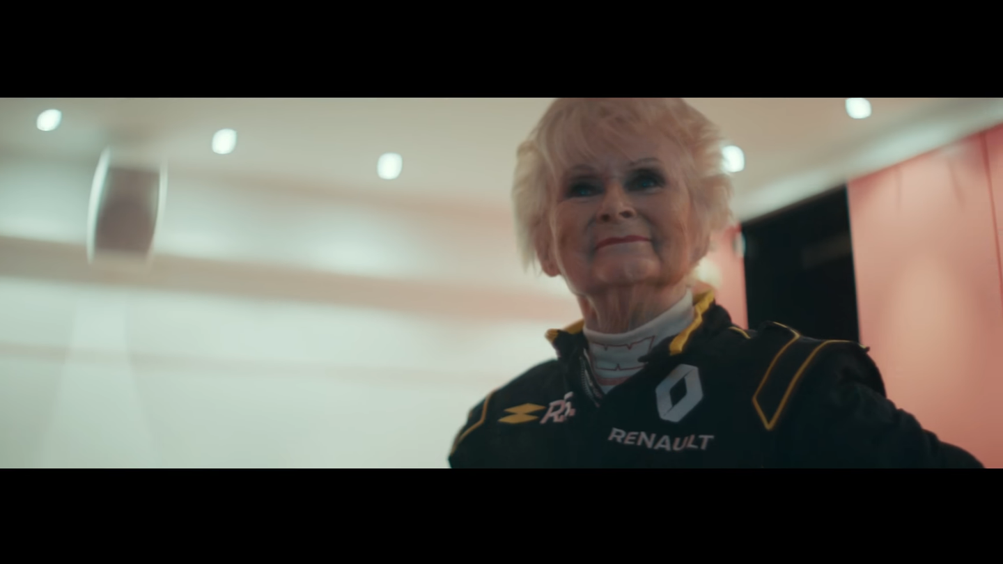 Watch a 79-Year-Old Woman Take a Formula 1 Car for a Spin