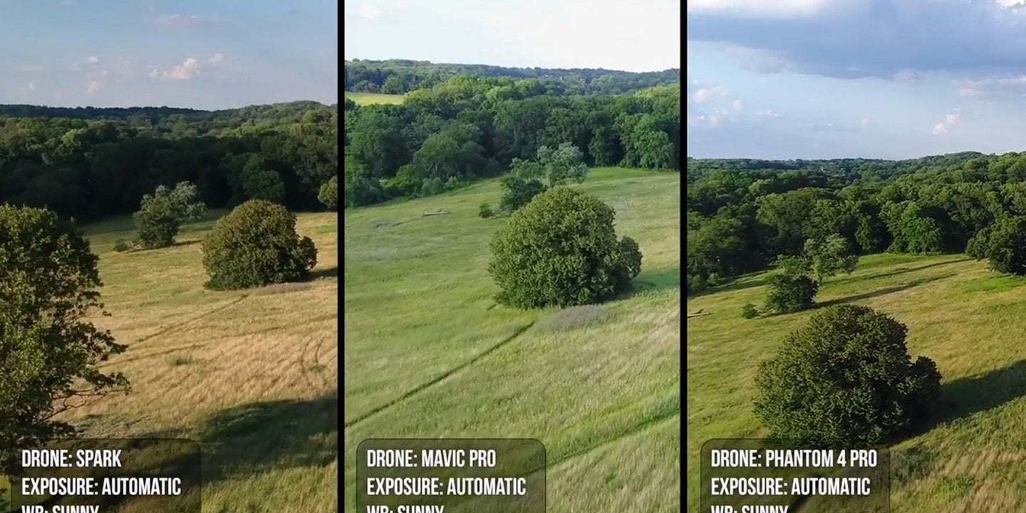 DJI Spark, Phantom, and Mavic Drones Compared