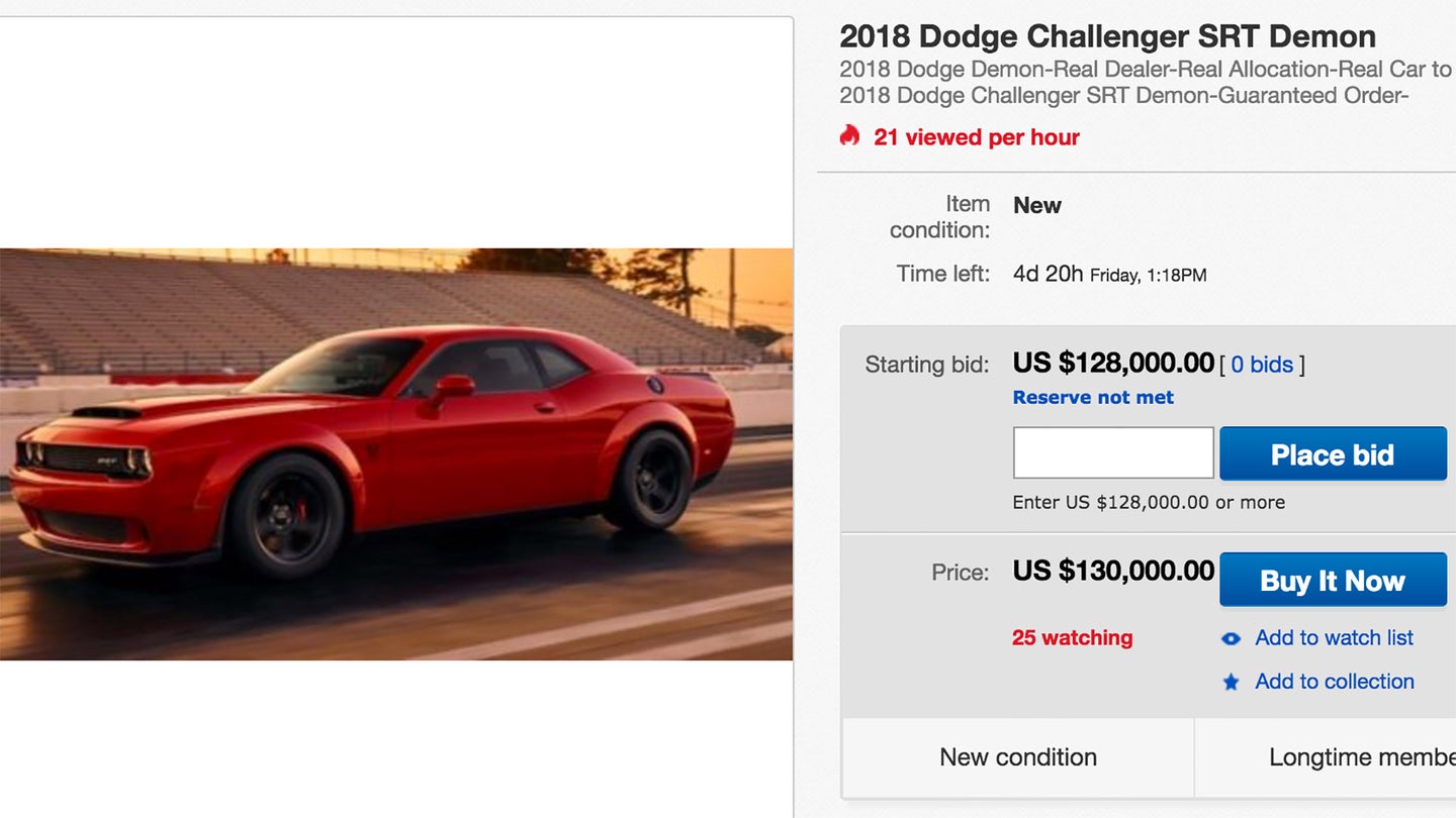 Dealers Are Getting Around Dodge's Demon Markup Regulations