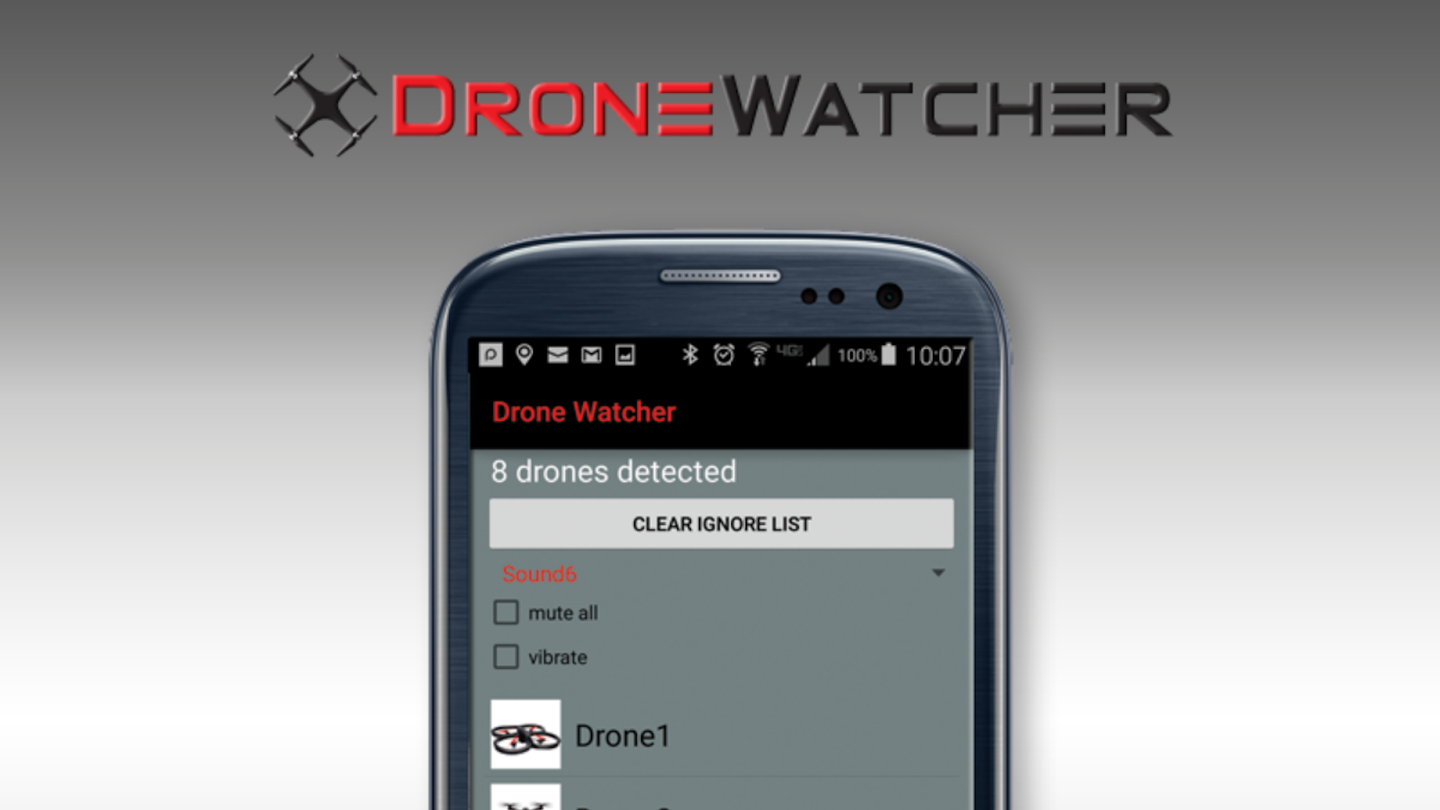 Spot Nearby UAVs With DeTect’s DroneWatcher App