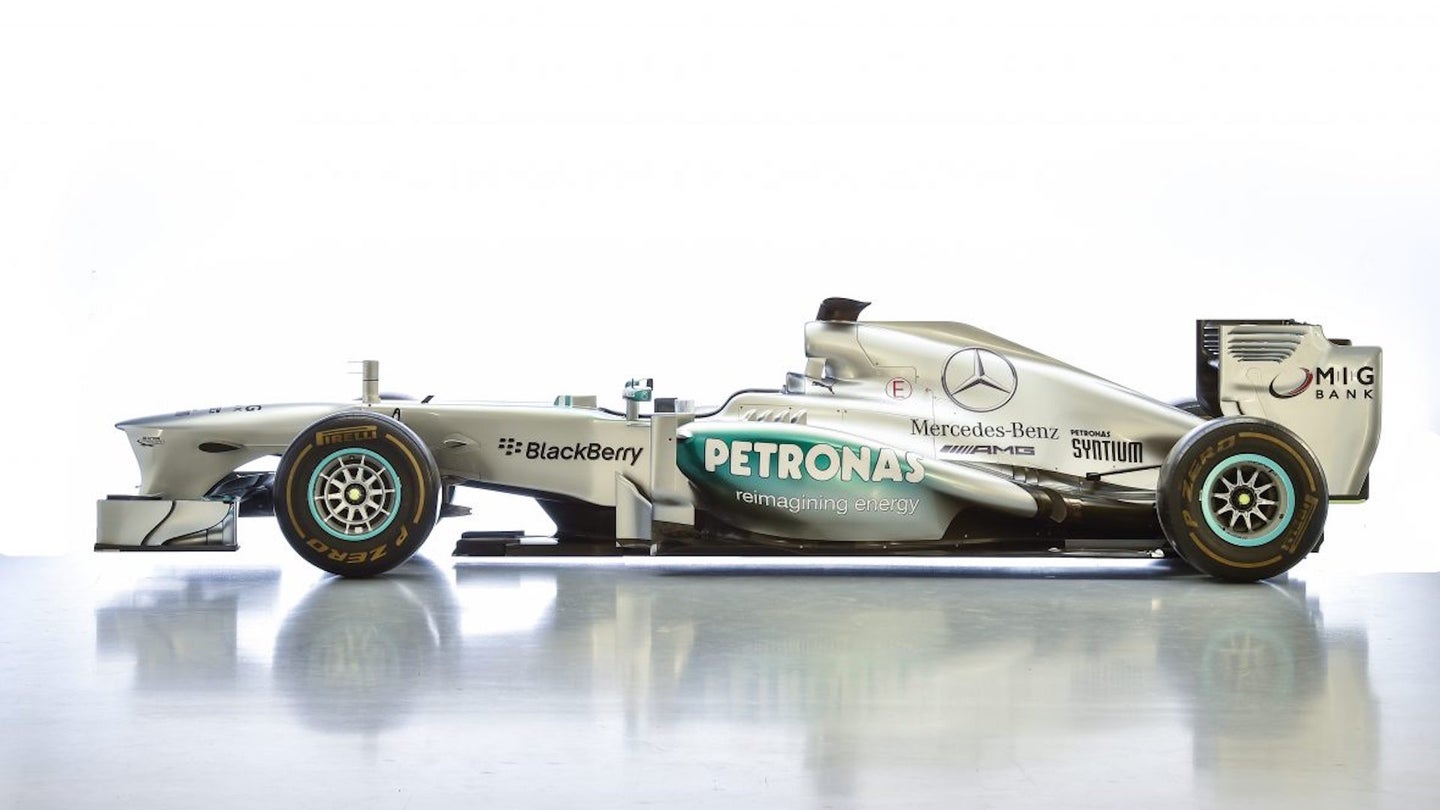 Someone Please Buy Lewis Hamilton’s 2013 Mercedes F1 Race Car