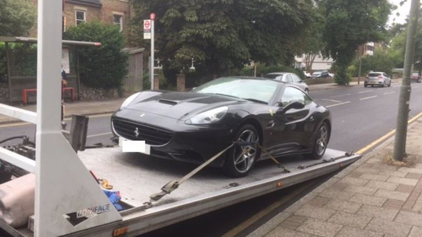 Police Bust Son Trying to Pull a Ferris Bueller With His Dad’s Ferrari California