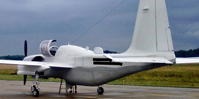Unusual High-Altitude Spy Plane Appears at Special Operations Exercise