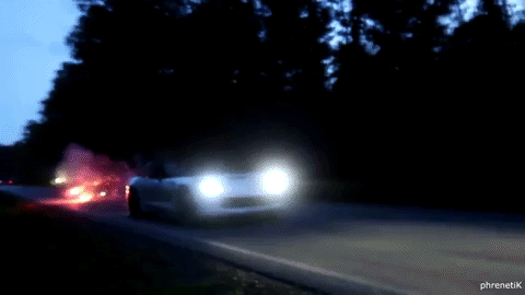 Watch This Guy Celebrate America With A Firework-Shooting Corvette Burnout