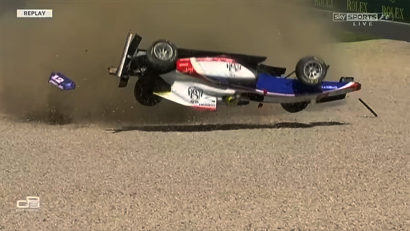 Watch This GP3 Race Car Roll 3 Times at the Austrian Grand Prix