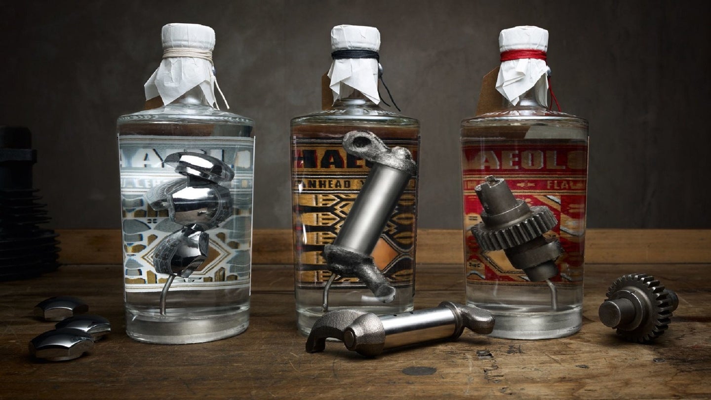 This Top Shelf Gin Is Infused With Old Harley-Davidson Parts