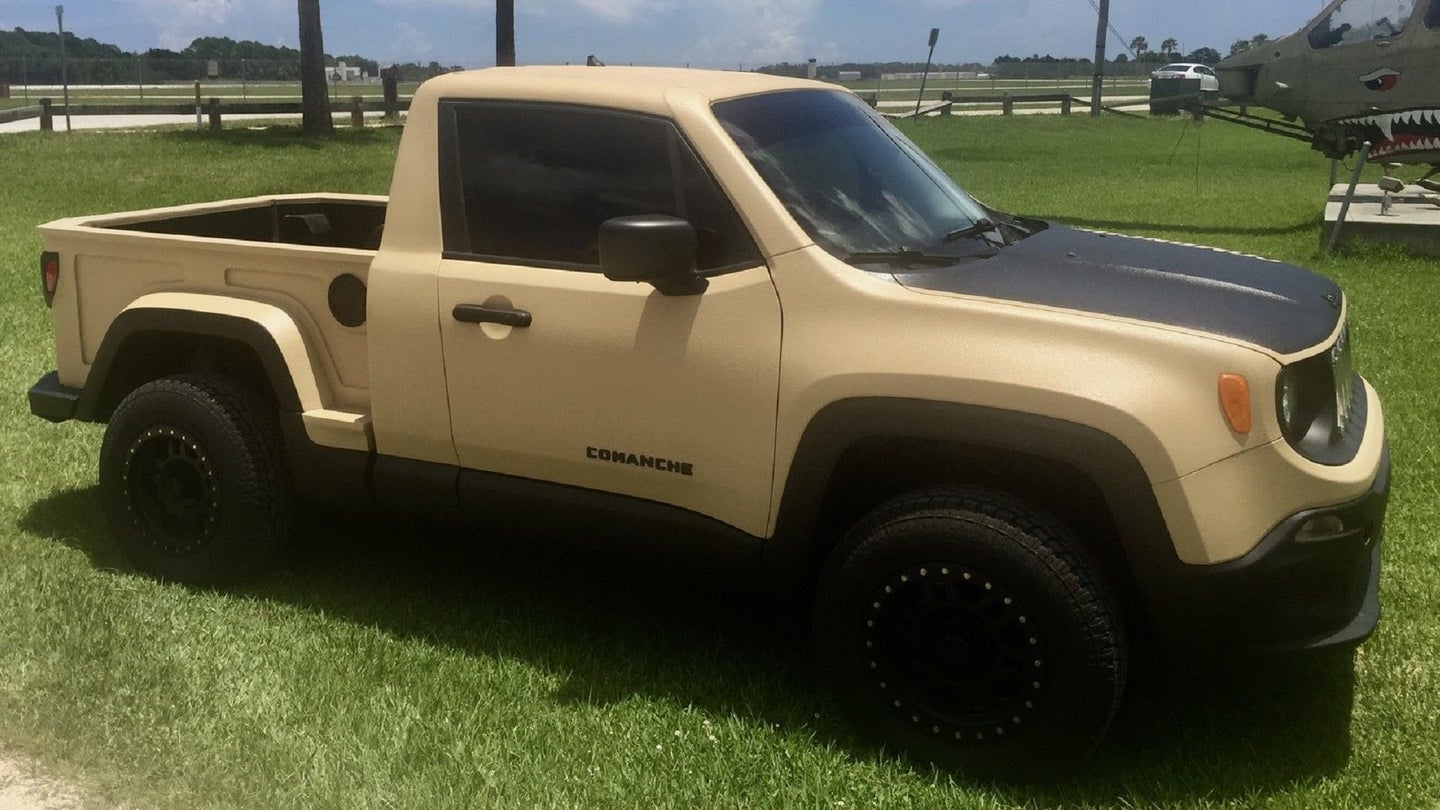 You Can Buy This Jeep Renegade ‘Comanche’ Pickup on eBay Right Now