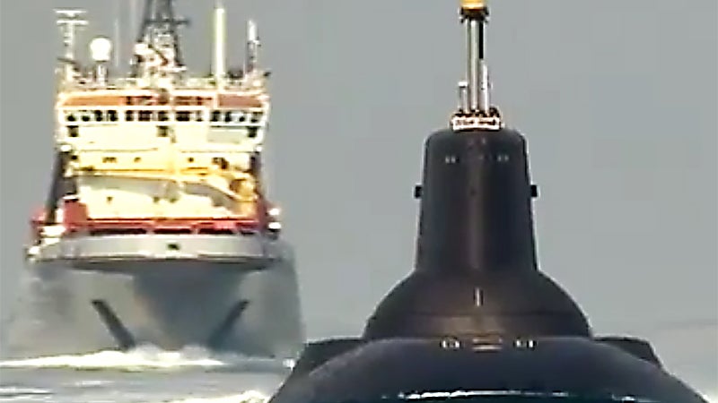 Check Out The World’s Largest Submarine As It Sails Into The Tense Baltic Sea