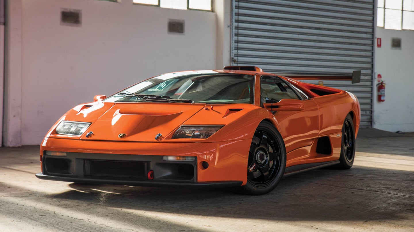 Don’t Come to Pebble Beach Without Buying this Ultra-Rare Lamborghini Diablo GTR